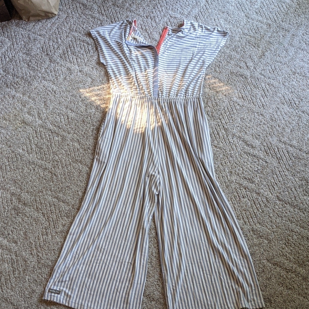 PRP/WHT Matilda Jane Jumpsuit